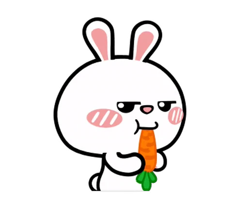 Стикерпак Hyper Rabbit для Telegram — скачать