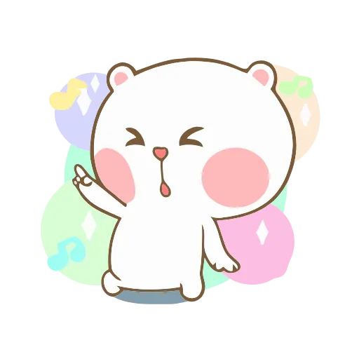 Стикерпак Puffy Bear для Telegram — скачать