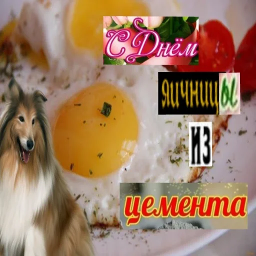 🐣 Стикер «С днем цемента» для Telegram