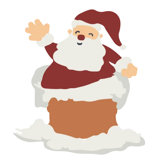 🎅 Эмодзи «Пак значков иконок в новогоднем стиле» для Telegram