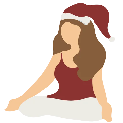 🧘‍♀️ Эмодзи «Пак значков иконок в новогоднем стиле» для Telegram