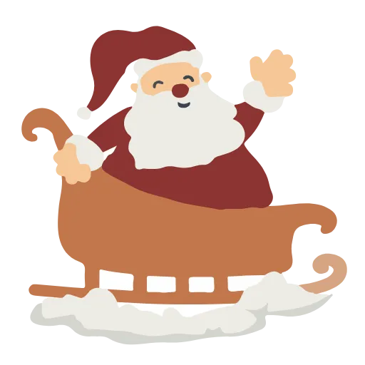 🎅 Эмодзи «Пак значков иконок в новогоднем стиле» для Telegram