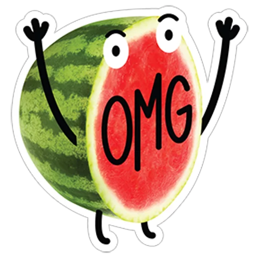 😯 Стикер «watermelon» для Telegram