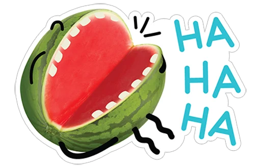 😃 Стикер «watermelon» для Telegram