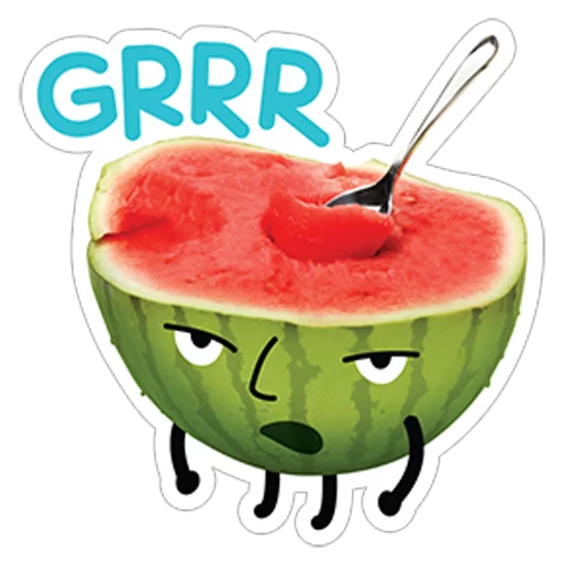 😤 Стикер «watermelon» для Telegram