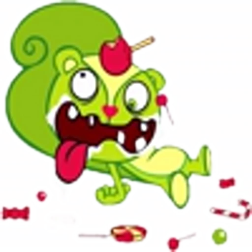 ☠️ Эмодзи «Happy tree friends» для Telegram