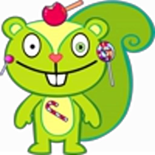 🙂 Эмодзи «Happy tree friends» для Telegram