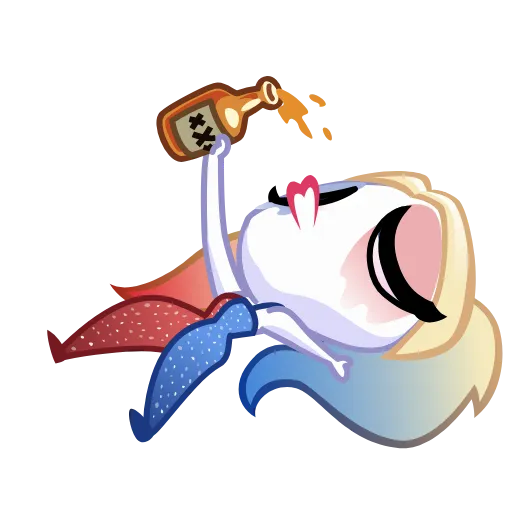 😔 Стикер «Harley Quinn» для Telegram