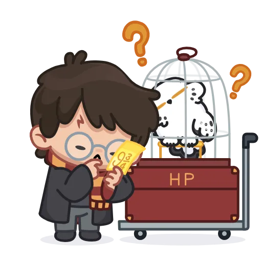 ⭐ Стикер «Гарри Поттер» для Telegram