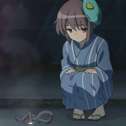 🫠 Стикер «Haruhi Suzumiya» для Telegram