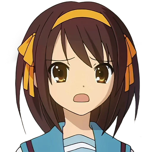 😩 Стикер «Haruhi Suzumiya» для Telegram