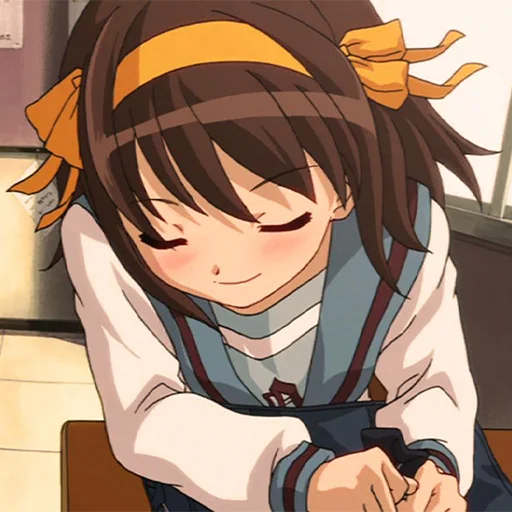 🥰 Стикер «Haruhi Suzumiya» для Telegram