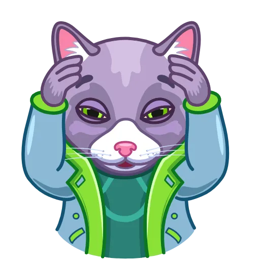 😨 Эмодзи «hash cats» для Telegram