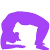 🧘 Эмодзи «‍ Йога - фиолетовые эмодзи и иконки» для Telegram