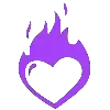 💗 Эмодзи «‍ Йога - фиолетовые эмодзи и иконки» для Telegram