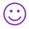 😁 Эмодзи «‍ Йога - фиолетовые эмодзи и иконки» для Telegram