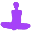 🧘‍♀️ Эмодзи «‍ Йога - фиолетовые эмодзи и иконки» для Telegram