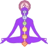 🧘‍♀️ Эмодзи «‍ Йога - фиолетовые эмодзи и иконки» для Telegram