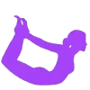 🧘 Эмодзи «‍ Йога - фиолетовые эмодзи и иконки» для Telegram