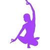 🧘‍♂️ Эмодзи «‍ Йога - фиолетовые эмодзи и иконки» для Telegram