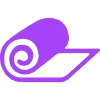 🧘‍♂️ Эмодзи «‍ Йога - фиолетовые эмодзи и иконки» для Telegram