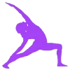 🧘‍♂️ Эмодзи «‍ Йога - фиолетовые эмодзи и иконки» для Telegram