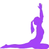 🧘‍♀️ Эмодзи «‍ Йога - фиолетовые эмодзи и иконки» для Telegram