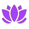 🪷 Эмодзи «‍ Йога - фиолетовые эмодзи и иконки» для Telegram