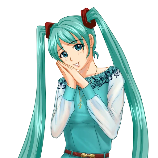 ☺️ Стикер «Hatsune Miku Part 2» для Telegram