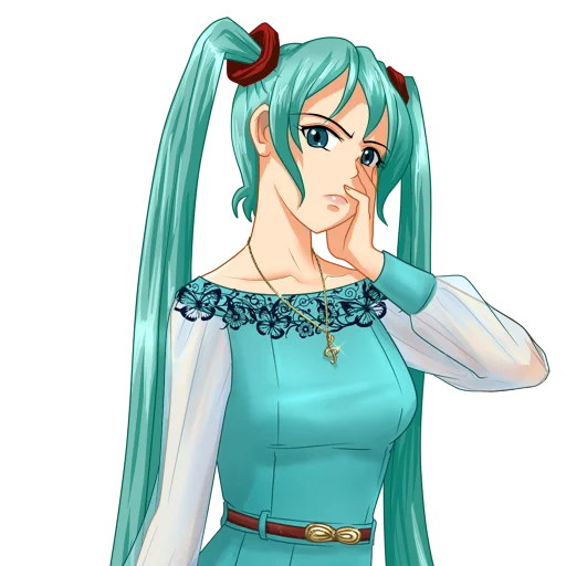 😡 Стикер «Hatsune Miku Part 2» для Telegram