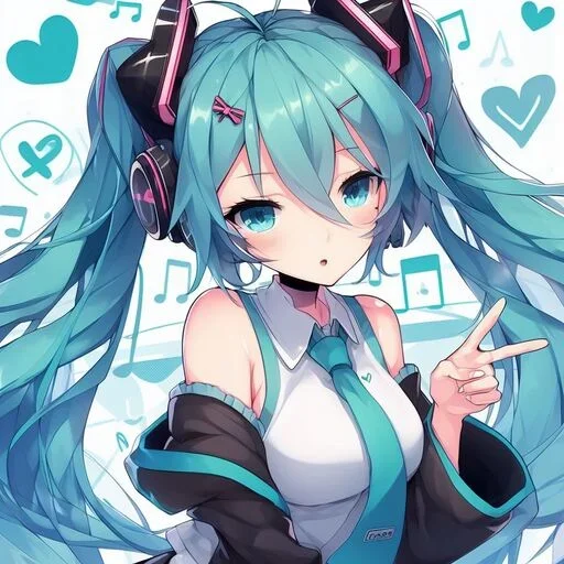 ☺️ Стикер «hatsune miku random» для Telegram