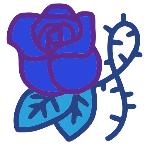 🌹 Эмодзи «All Blue» для Telegram