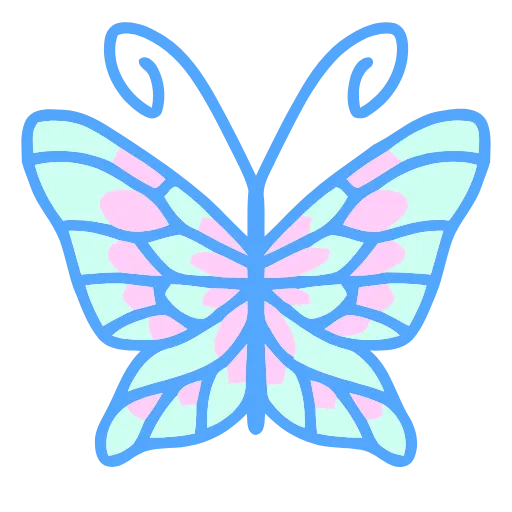 🦋 Эмодзи «All Blue» для Telegram
