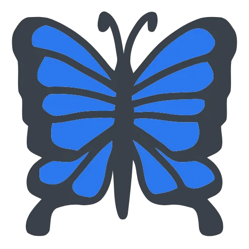🦋 Эмодзи «All Blue» для Telegram