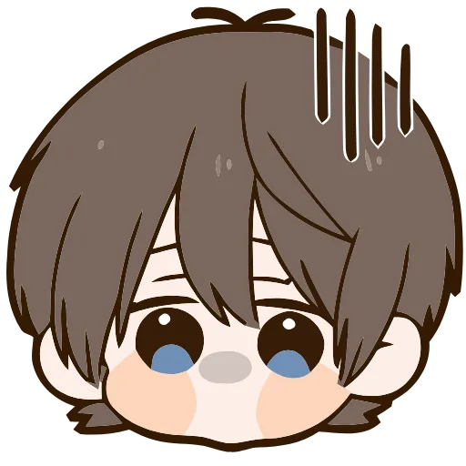 ☹️ Эмодзи «Cute boy» для Telegram