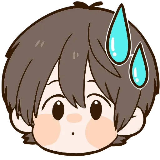 😥 Эмодзи «Cute boy» для Telegram