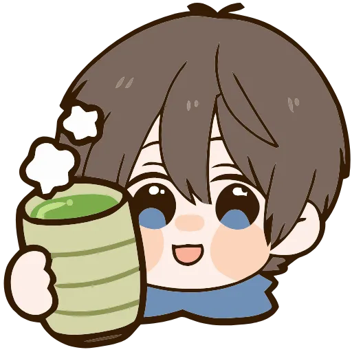 🍵 Эмодзи «Cute boy» для Telegram