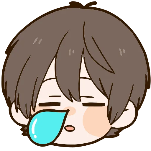 😪 Эмодзи «Cute boy» для Telegram