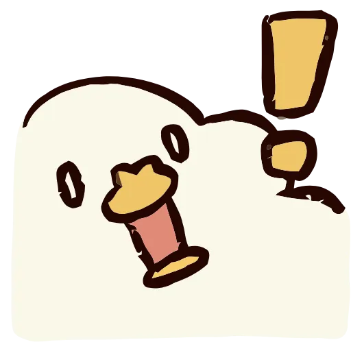 ❕ Эмодзи «Cute Duck» для Telegram