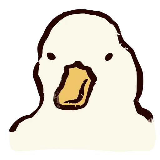 🪿 Эмодзи «Cute Duck» для Telegram