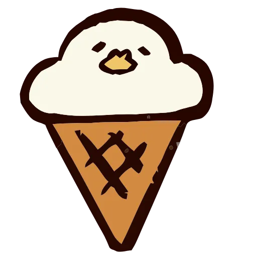 🍦 Эмодзи «Cute Duck» для Telegram