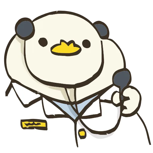 👨‍⚕️ Эмодзи «Cute Duck» для Telegram