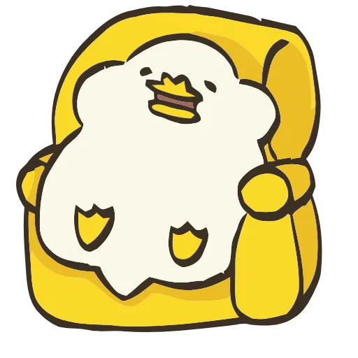 😴 Эмодзи «Cute Duck» для Telegram