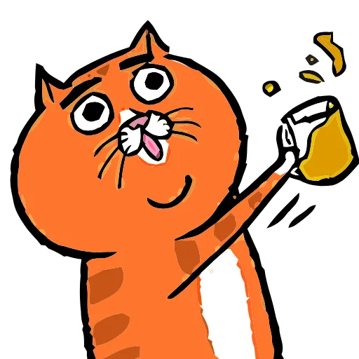 🍻 Эмодзи «eh cat» для Telegram