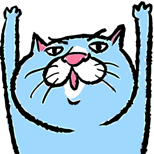 ✌ Эмодзи «eh cat» для Telegram