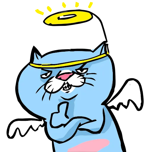 😇 Эмодзи «eh cat» для Telegram