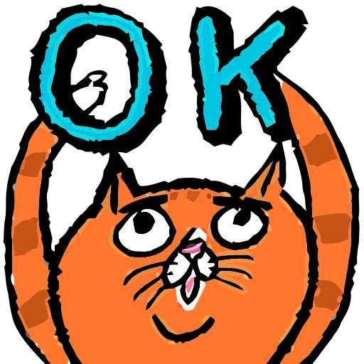 Стикерпак eh cat для Telegram