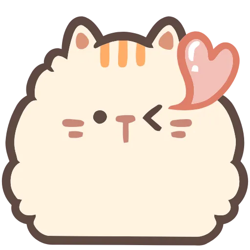 😉 Эмодзи «Fluffy Cats» для Telegram