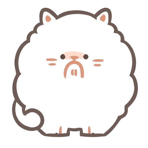 ☹️ Эмодзи «Fluffy Cats» для Telegram