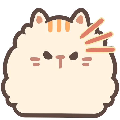 😠 Эмодзи «Fluffy Cats» для Telegram